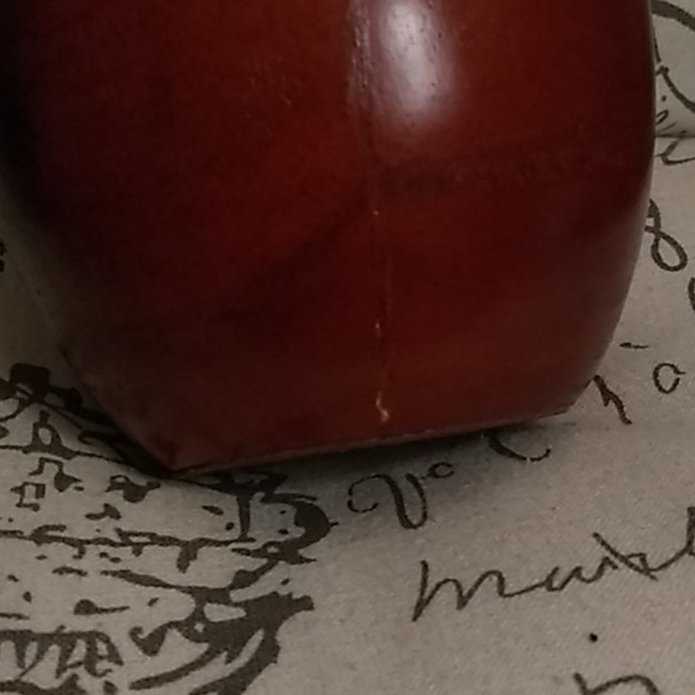 10" Boho Wooden Vase - Picture 4 of 7